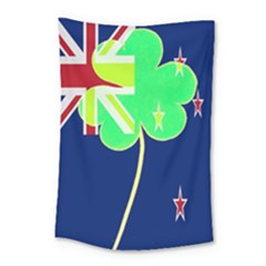 Irish Shamrock New Zealand Ireland Funny St. Patrick Flag Small Tapestry