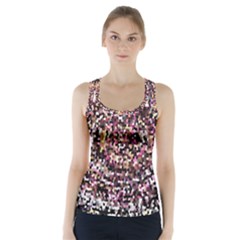 Mosaic Colorful Abstract Circular Racer Back Sports Top by Amaryn4rt