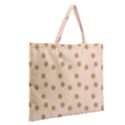 Pattern Gingerbread Star Zipper Large Tote Bag View2