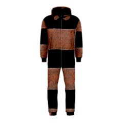 Stainless Rust Texture Background Hooded Jumpsuit (kids)