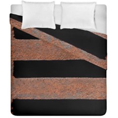 Stainless Rust Texture Background Duvet Cover Double Side (california King Size) by Amaryn4rt