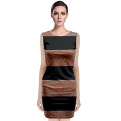 Stainless Rust Texture Background Classic Sleeveless Midi Dress by Amaryn4rt