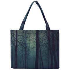 Dark Night Forest Mini Tote Bag by Brittlevirginclothing