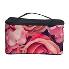 Beautiful Pink Roses Cosmetic Storage Case by Brittlevirginclothing