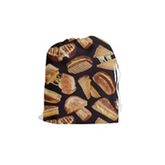 Delicious snacks  Drawstring Pouches (Medium) 