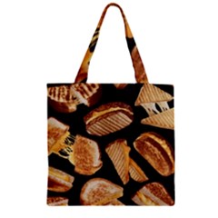 Delicious Snacks  Zipper Grocery Tote Bag by Brittlevirginclothing