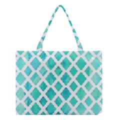 Blue Mosaic  Medium Tote Bag by Brittlevirginclothing