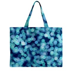 Blue Toned Light  Zipper Mini Tote Bag by Brittlevirginclothing