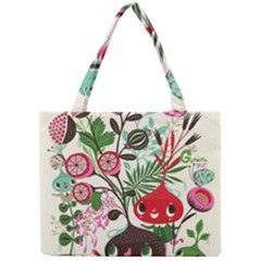 Cute Flower Cartoon  Characters  Mini Tote Bag by Brittlevirginclothing