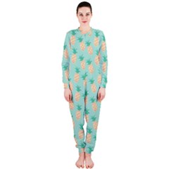 Cute Pineapple Onepiece Jumpsuit (ladies)  by Brittlevirginclothing