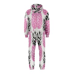 Cute Pink Pineapple  Hooded Jumpsuit (kids)