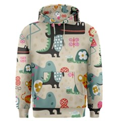 Cute Cartoon Animals Men s Pullover Hoodie