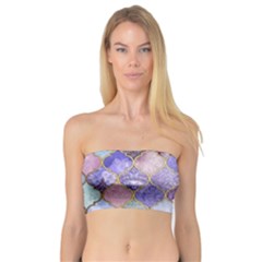Blue Moroccan Mosaic Bandeau Top by Brittlevirginclothing