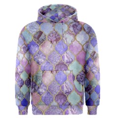 Blue Moroccan Mosaic Men s Pullover Hoodie