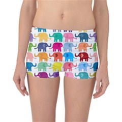 Colorful Small Elephants Reversible Bikini Bottoms by Brittlevirginclothing