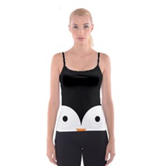 Cute Pinguin Spaghetti Strap Top by Brittlevirginclothing