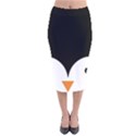 Cute pinguin Velvet Midi Pencil Skirt View1