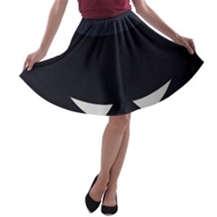 Batman  A-line Skater Skirt by Brittlevirginclothing