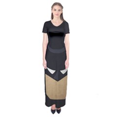 Batman  Short Sleeve Maxi Dress