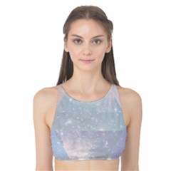 Pastel Colored Crystal Tank Bikini Top