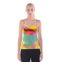 Paint Brush Spaghetti Strap Top