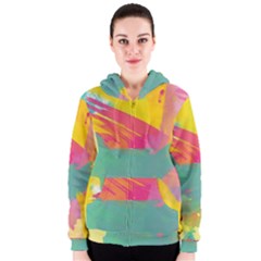 Paint Brush Women s Zipper Hoodie by Brittlevirginclothing