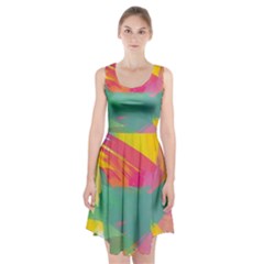 Paint Brush Racerback Midi Dress by Brittlevirginclothing