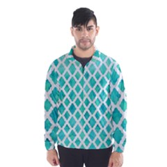 Blue Mosaic Wind Breaker (men) by Brittlevirginclothing