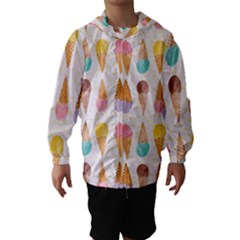 Cute Ice Cream Hooded Wind Breaker (kids)