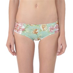 Vintage Pastel Flowers Classic Bikini Bottoms by Brittlevirginclothing