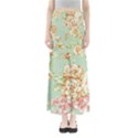 Vintage pastel flowers Maxi Skirts View1