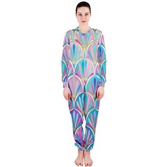 Colorful Lila Toned Mosaic Onepiece Jumpsuit (ladies)  by Brittlevirginclothing