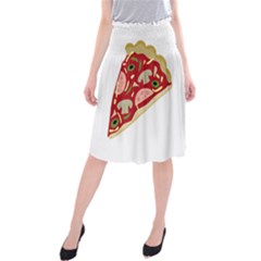 Pizza slice Midi Beach Skirt