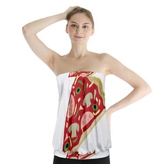 Pizza slice Strapless Top