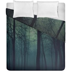 Dark Forest Duvet Cover Double Side (california King Size) by Brittlevirginclothing