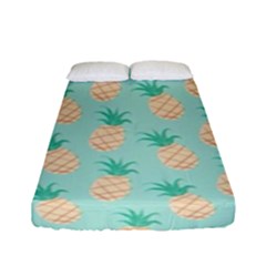 Pineapple Fitted Sheet (full/ Double Size) by Brittlevirginclothing