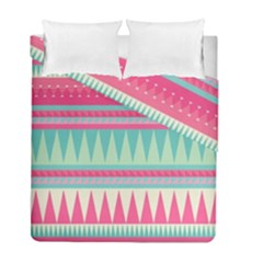 ¨pink Bohemian Duvet Cover Double Side (full/ Double Size) by Brittlevirginclothing