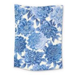 Blue Flower Medium Tapestry by Brittlevirginclothing