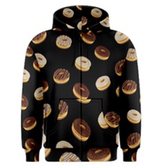 Donuts Men s Zipper Hoodie by Valentinaart