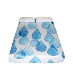 Rain Drops Fitted Sheet (full/ Double Size) by Brittlevirginclothing