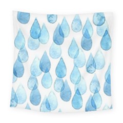 Rain Drops Square Tapestry (large) by Brittlevirginclothing