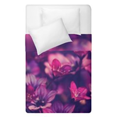 Blurry Flowers Duvet Cover Double Side (single Size) by Brittlevirginclothing