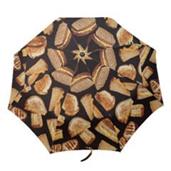 Delicious Snacks Folding Umbrellas by Brittlevirginclothing