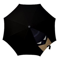 Batman Hook Handle Umbrellas (large) by Brittlevirginclothing