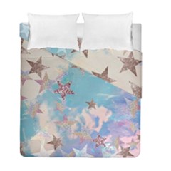 Pastel Stars Duvet Cover Double Side (full/ Double Size) by Brittlevirginclothing