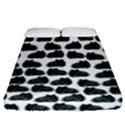 Black cat Fitted Sheet (Queen Size) View1