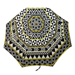 Black Bohemian Folding Umbrellas by Brittlevirginclothing