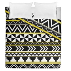 Black Bohemian Duvet Cover Double Side (queen Size) by Brittlevirginclothing