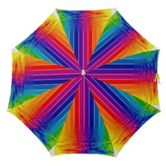 Faded Rainbow  Straight Umbrellas by Brittlevirginclothing