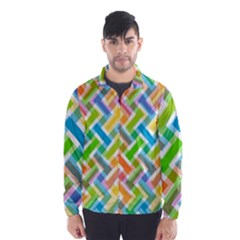 Abstract Pattern Colorful Wallpaper Wind Breaker (men)